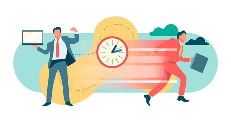 Illustration: a paper moving to publication quickly with express handling